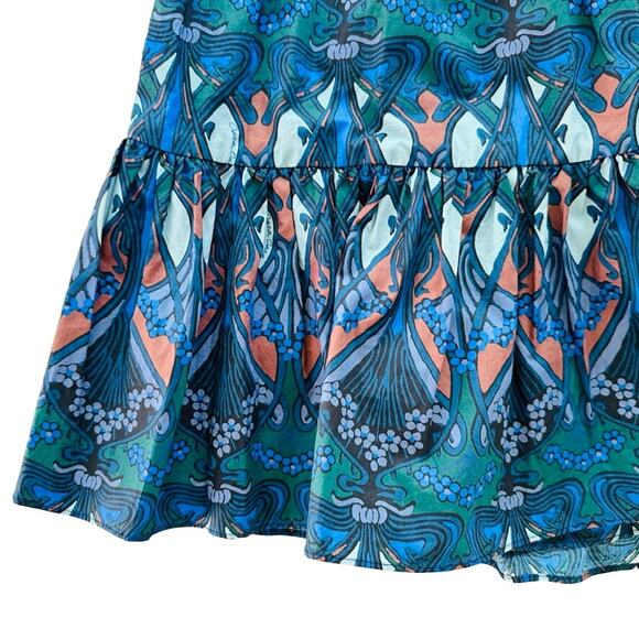 Cara Cara Chase Skirt in Forest Biome Deco Size Medium NEW Maxi Boho A Line - Picture 4 of 8